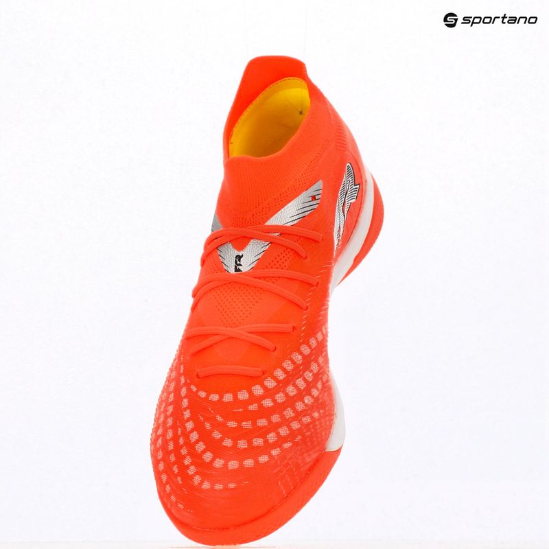 Încălțăminte de fotbal PUMA Future 9 Match IT glowing red/puma white/puma black/puma silver 9