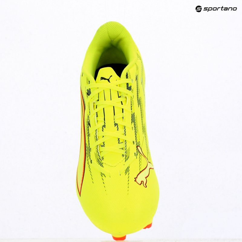 Încălțăminte de fotbal PUMA Ultra 6 Play FG/AG yellow alert/puma black/glowing red/lime squeeze 9
