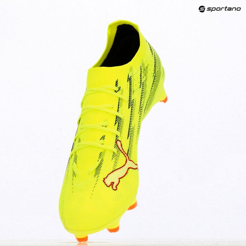 Încălțăminte de fotbal PUMA Ultra 6 Pro FG/AG yellow alert/puma black/glowing red/lime squeeze 9