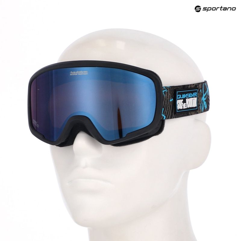 Ochelari de snowboard pentru copii Quiksilver Shredder rave mix/clux ml blue 10
