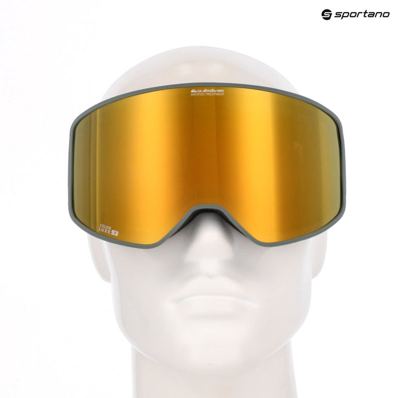 Ochelari de snowboard Quiksilver Storm dark ivy/clux ml gold 6