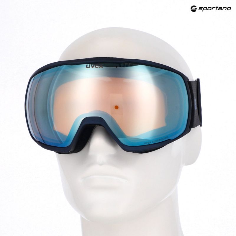 Ochelari de schi UVEX Victorious FM dust blue matt/mirror sapphire 10