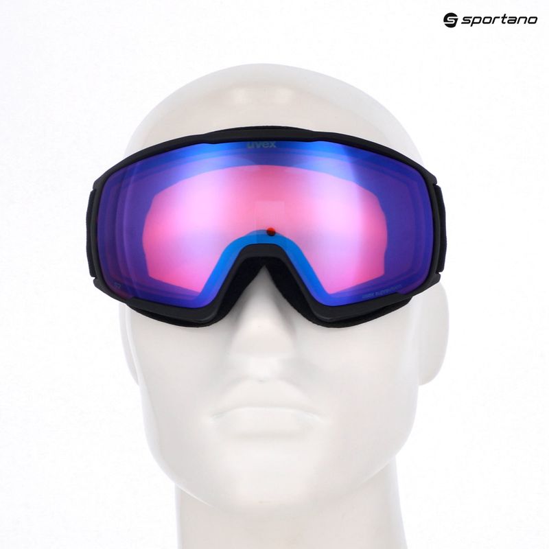 Ochelari de schi UVEX Victorious S FM black matt/mirror blue 10