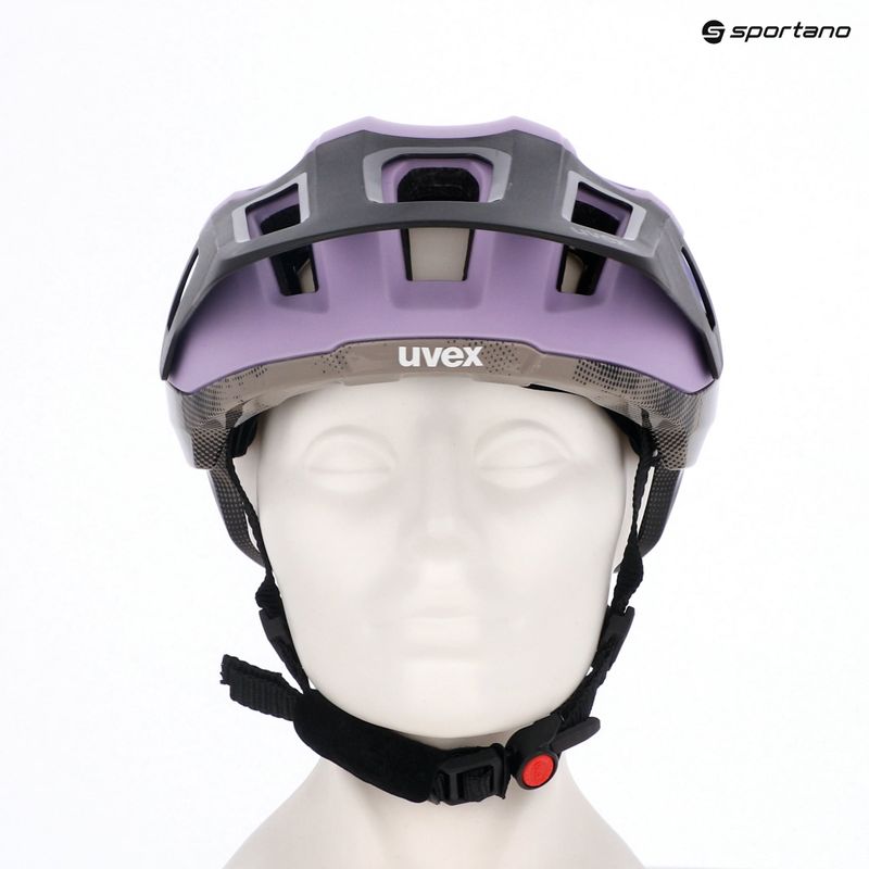 Cască de bicicletă UVEX React MIPS lilac/oak matt 6