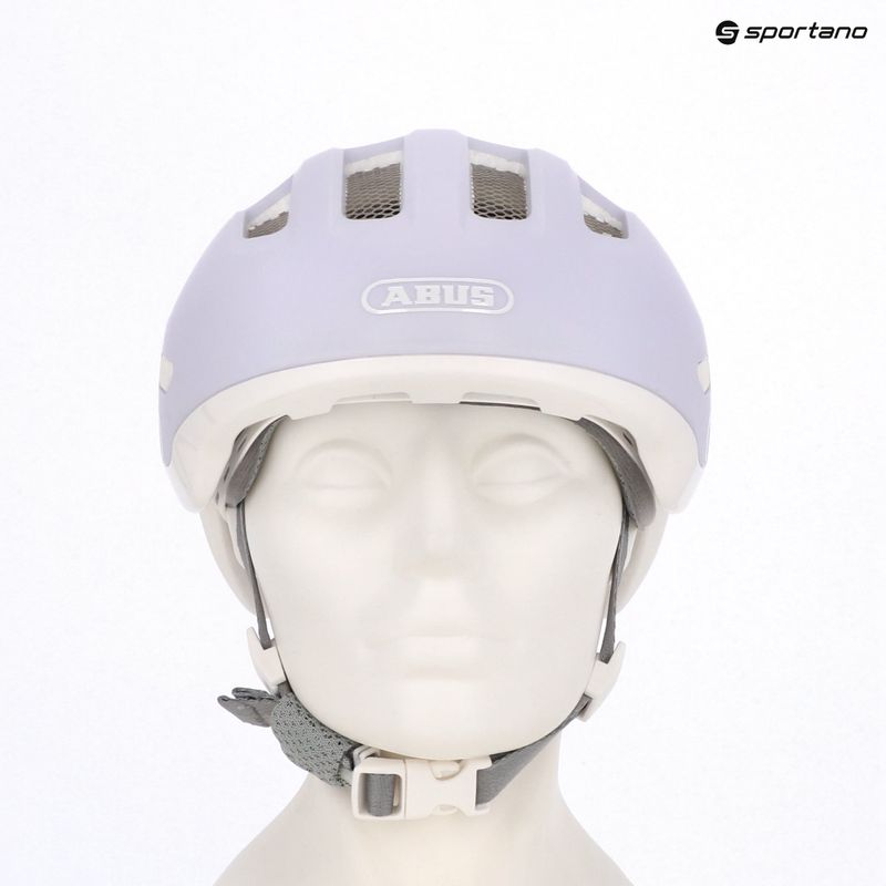 Cască de ciclism pentru copii  ABUS Smiley 3.0 ACE LED pure lavender 9