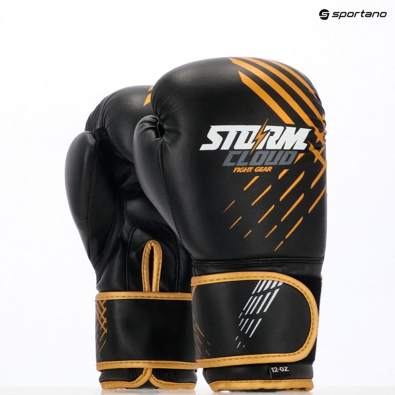 Mănuși de box StormCloud Lynx black/gold 9