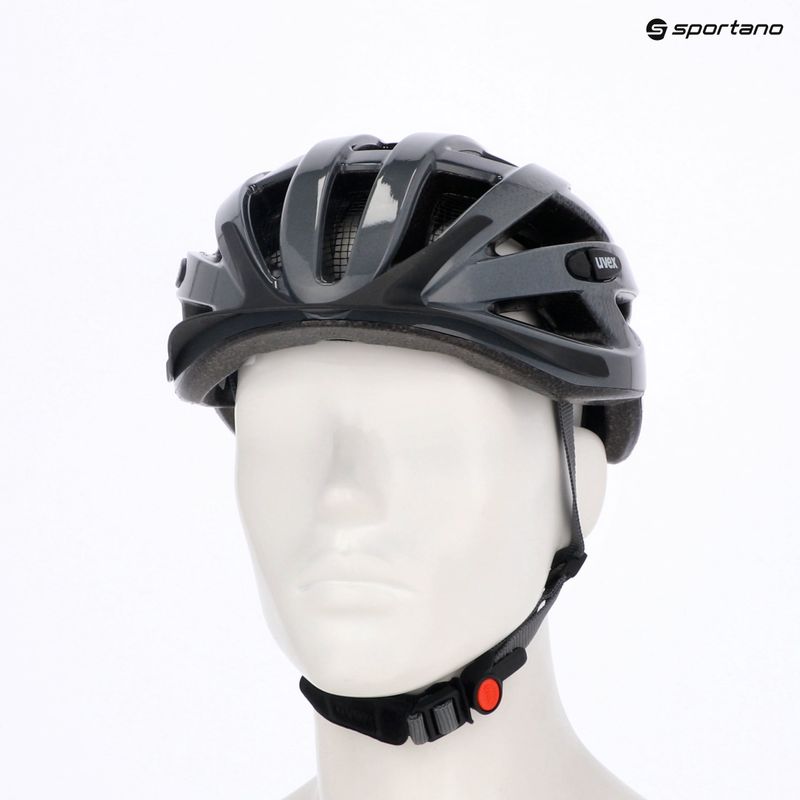 Cască de bicicletă UVEX Air Wing grey / black 7