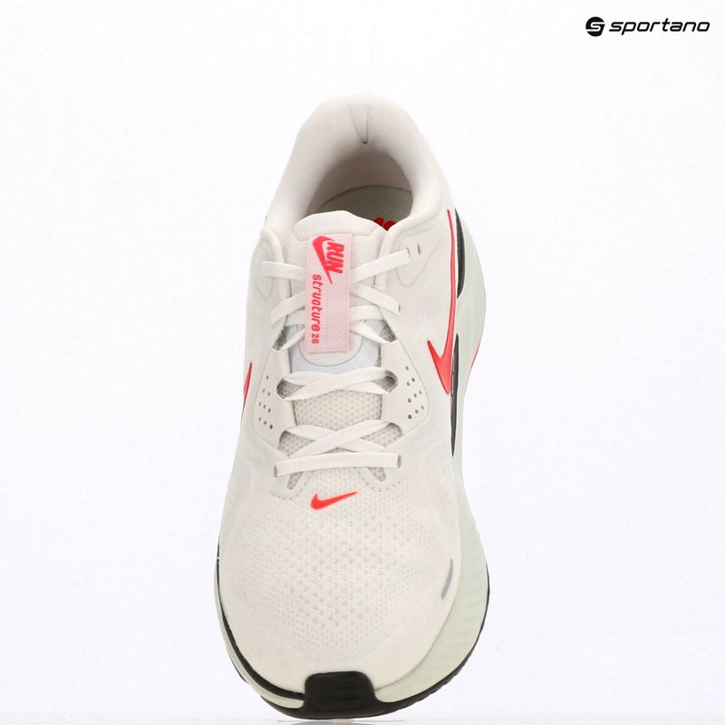 Încălțăminte de alergare pentru bărbați Nike Structure 26 white/medium ash/bright crimson 9