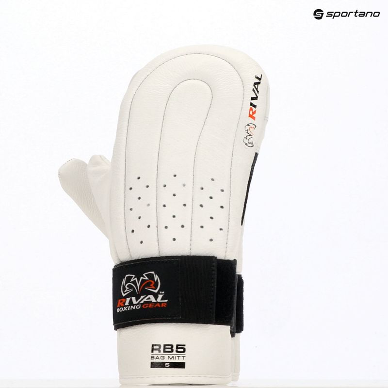 Mănuși de box Rival RB5 Bag Mitts white 4