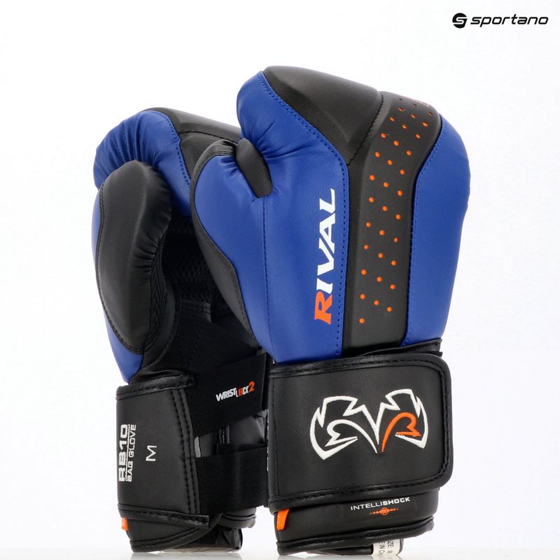 Mănuși de box Rival RB10 Intelli-Shock Bag black/blue 3