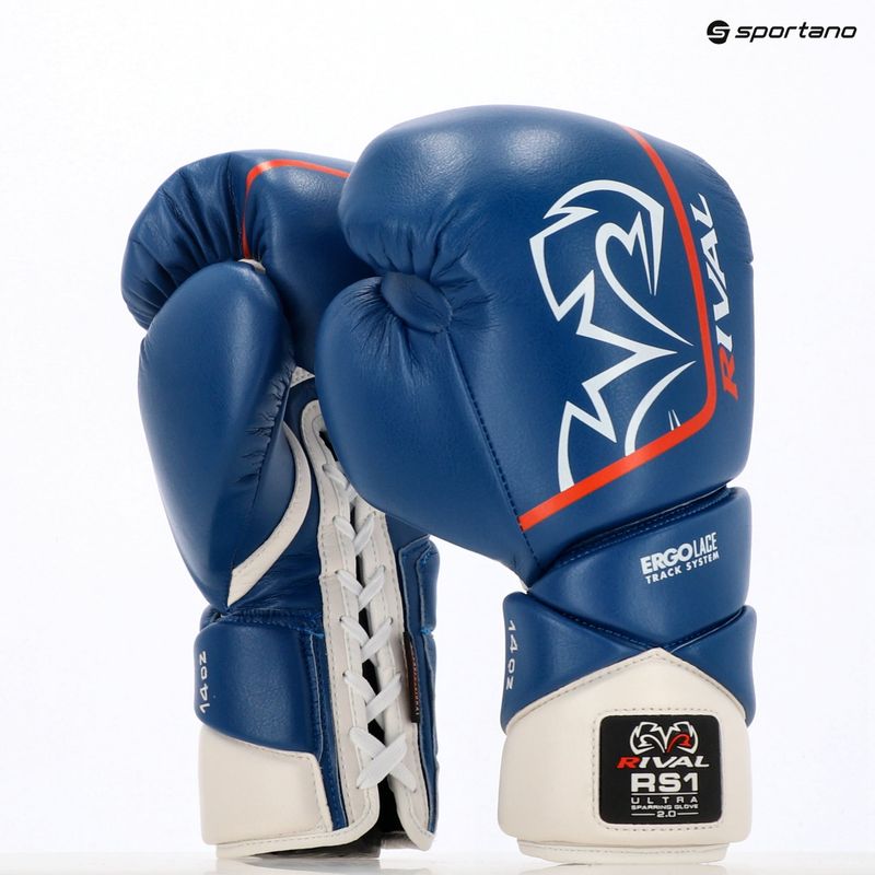 Mănuși de box Rival RS1 Ultra Sparring 2.0 blue 3
