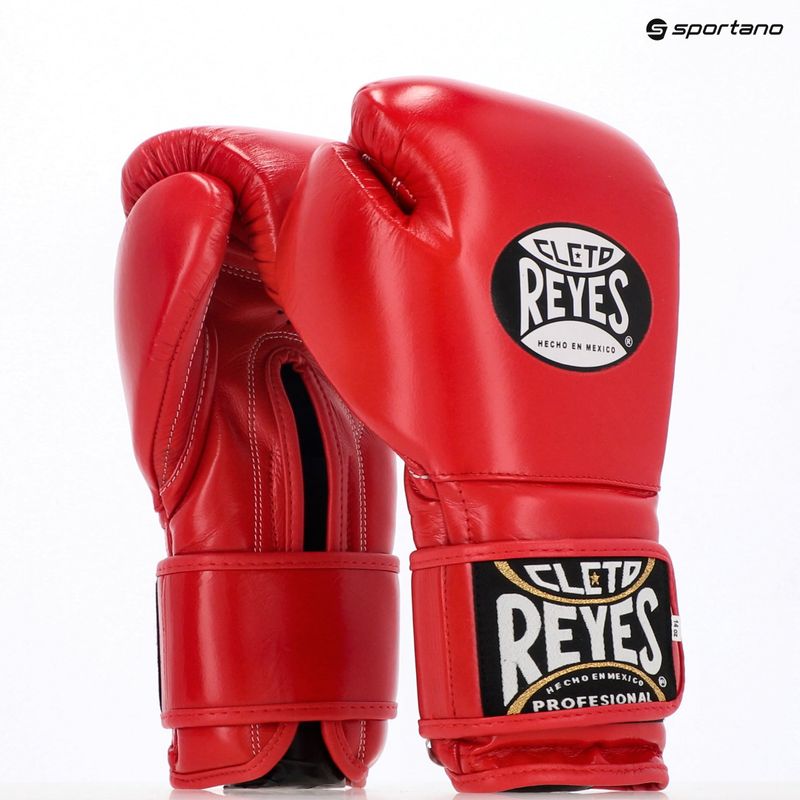 Mănuși de box Cleto Reyes Velcro Sparring red 3