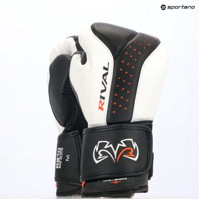 Mănuși de box Rival RB10 Intelli-Shock Bag black/white 3