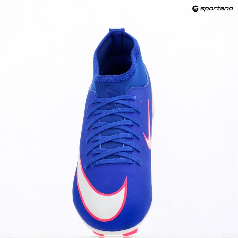 Încălțăminte de fotbal pentru copii Nike Mercurial Superfly 10 Club FG/MG racer blue/white 12