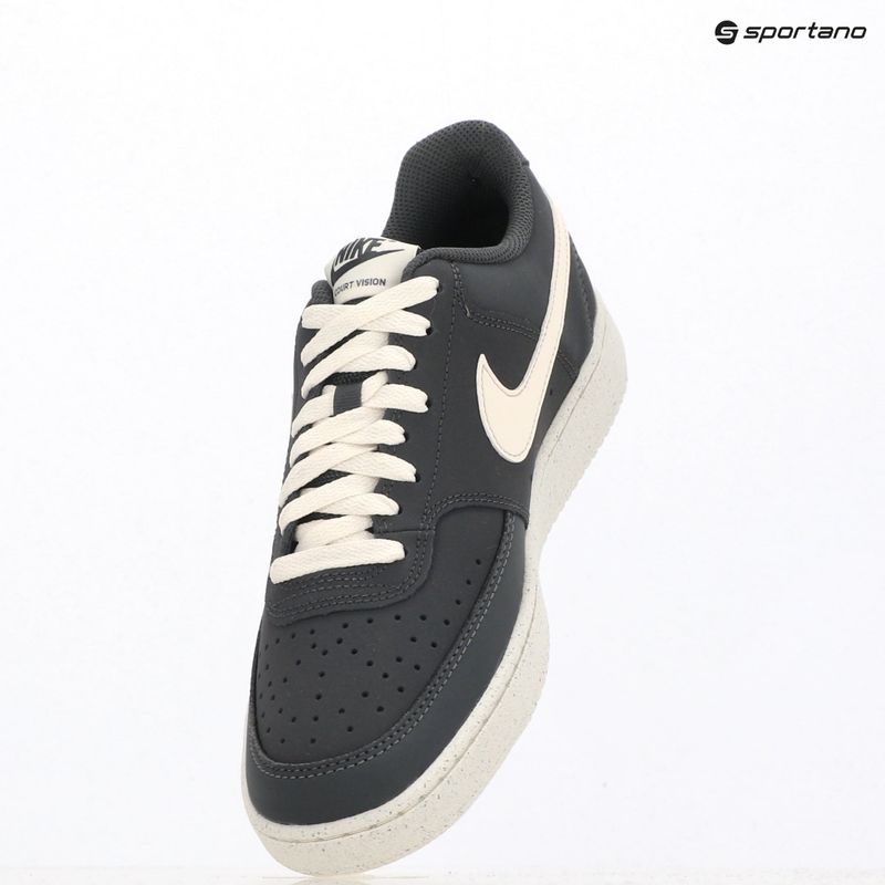 Încălțăminte pentru bărbați Nike Court Vision Low Premium anthracite/pale ivory 11