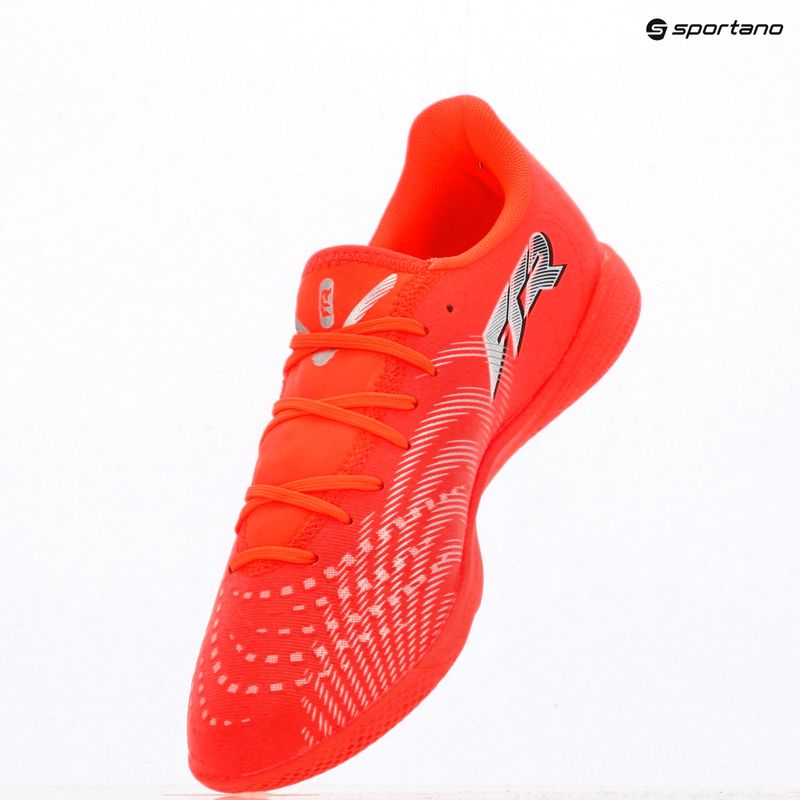 Încălțăminte de fotbal PUMA Future 9 Play IT glowing red/puma white/puma black/puma silver 9