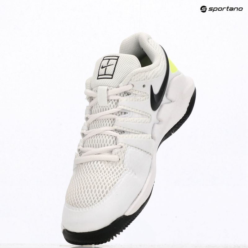 Încălțăminte de tenis pentru copii Nike Court Vapor X Jr white/volt/black 10