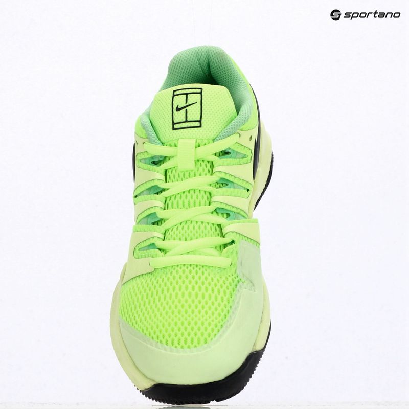 Încălțăminte de tenis pentru copii Nike Court Vapor X Jr ghost green/barely volt/blackened blue 11
