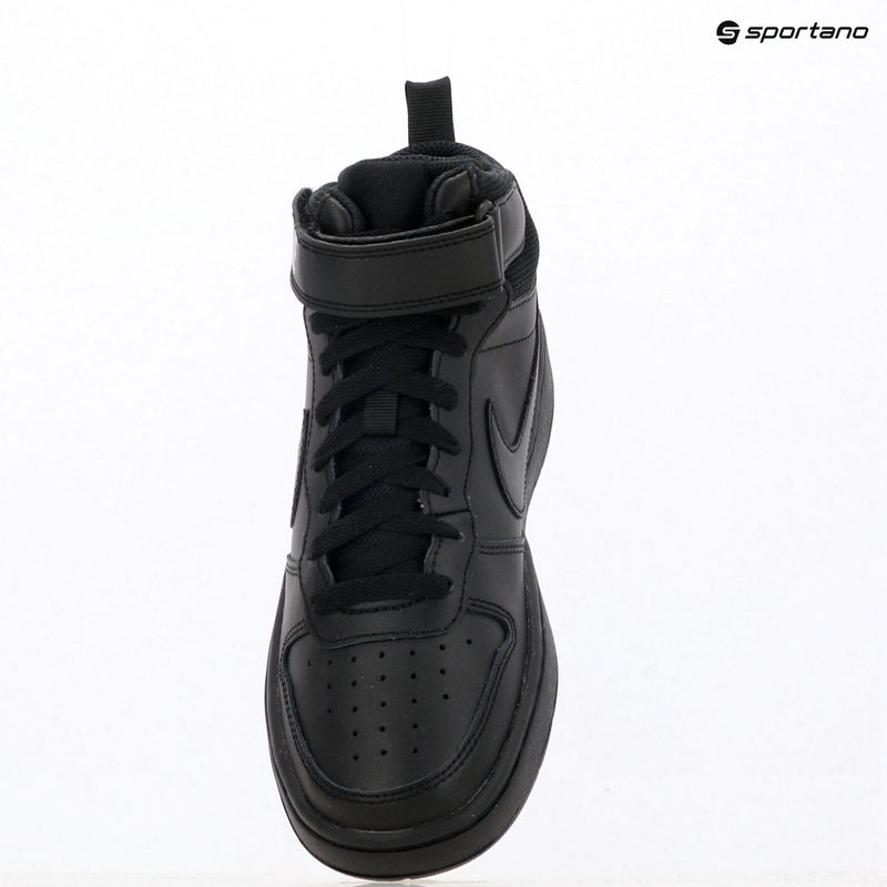 Încălțăminte Nike Court Borough Mid 2 black/black/black 10