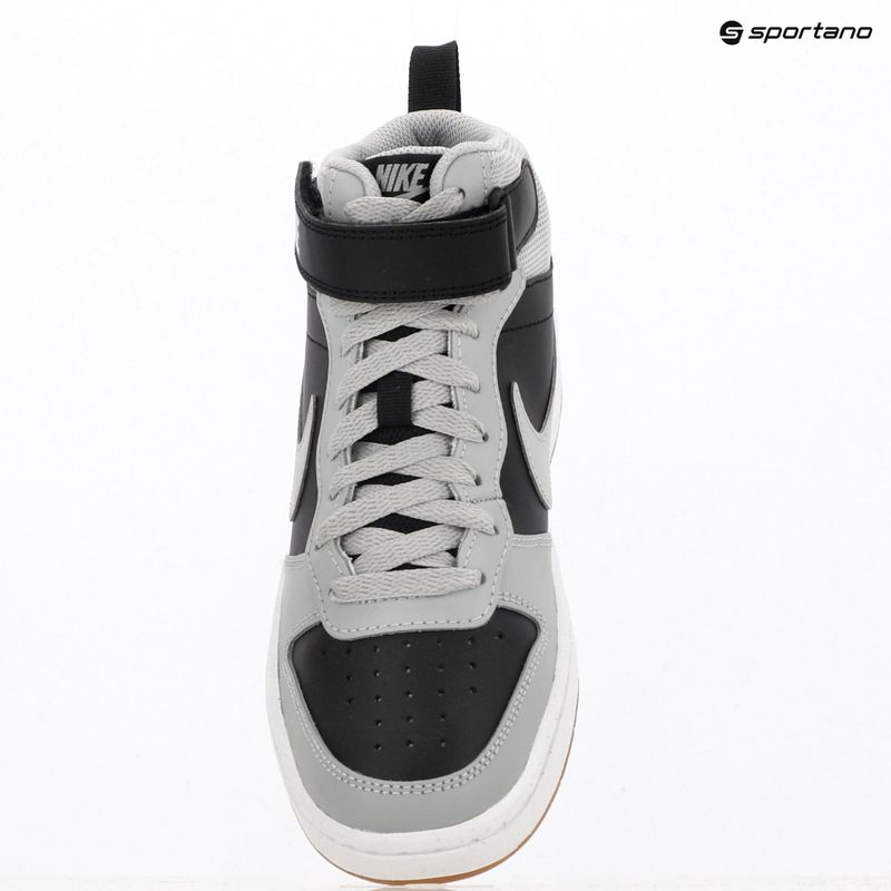 Încălțăminte pentru copii Nike Court Borough Mid 2 black/white/gum medium brown/light smoke grey 11