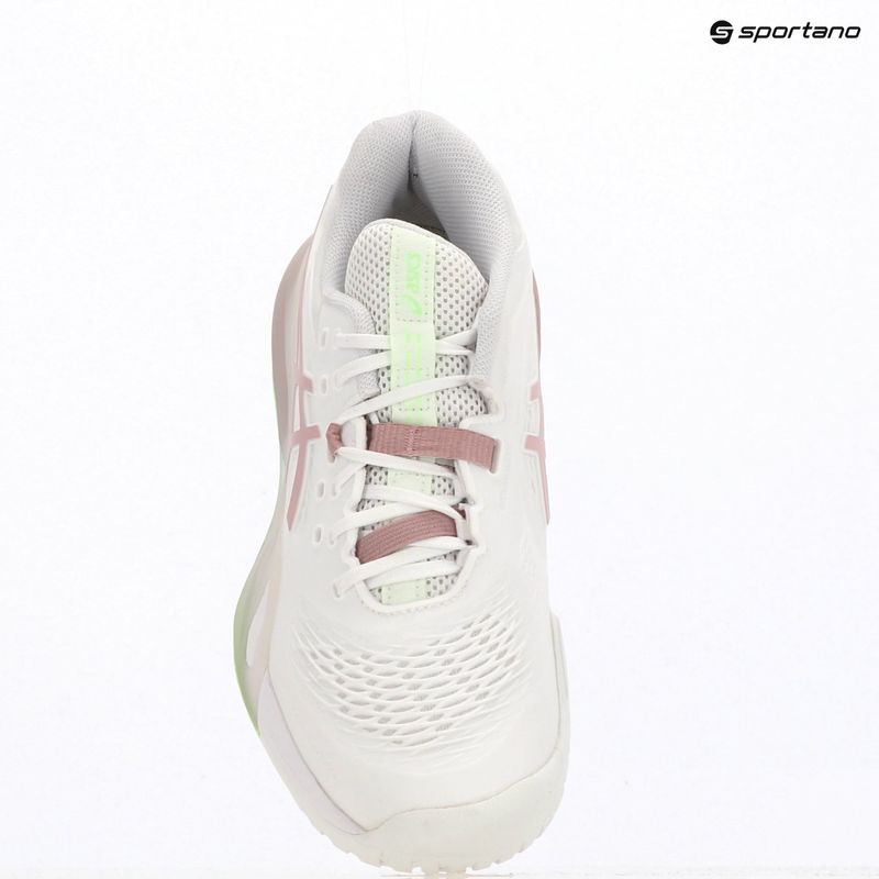 Încălțăminte de tenis pentru femei ASICS Gel-Resolution X W white/morganite 9