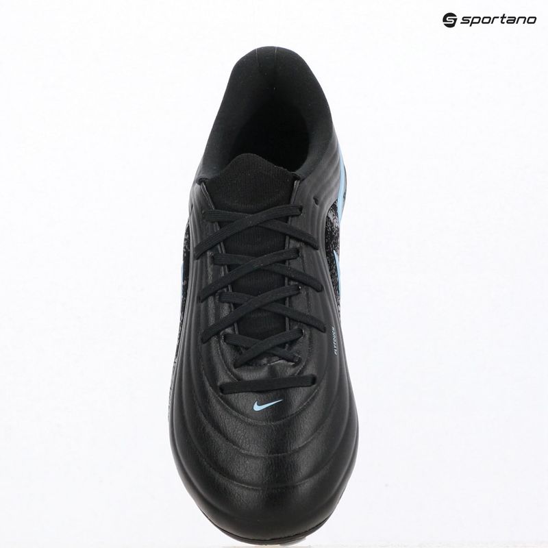 Încălțăminte de fotbal pentru copii Nike Tiempo Maestro Academy Jr FG/MG black/ice blue 12