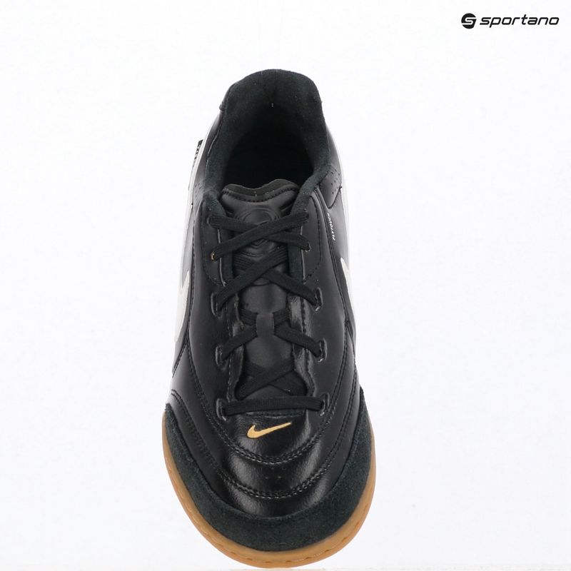 Încălțăminte de fotbal pentru copii Nike Tiempo Streetgato Jr black/white 11