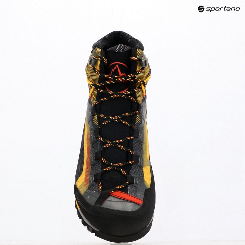 Încălțăminte de trekking pentru bărbați La Sportiva Trango Tech GTX black/yellow 10