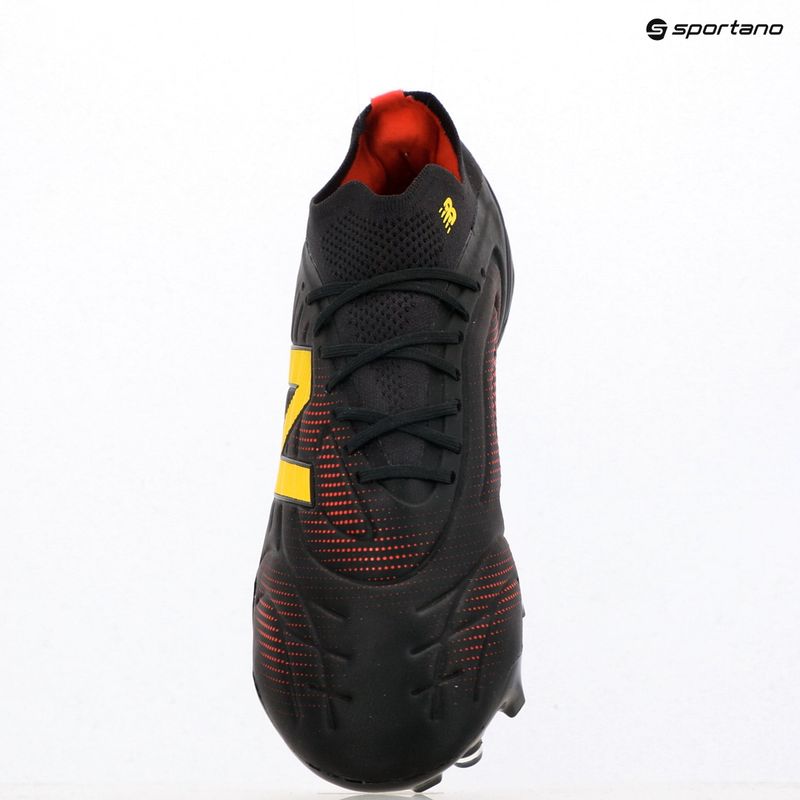 Ghete de fotbal New Balance Tekela Pro Low V5 FG black 100/punch yellow/fire cracker 9