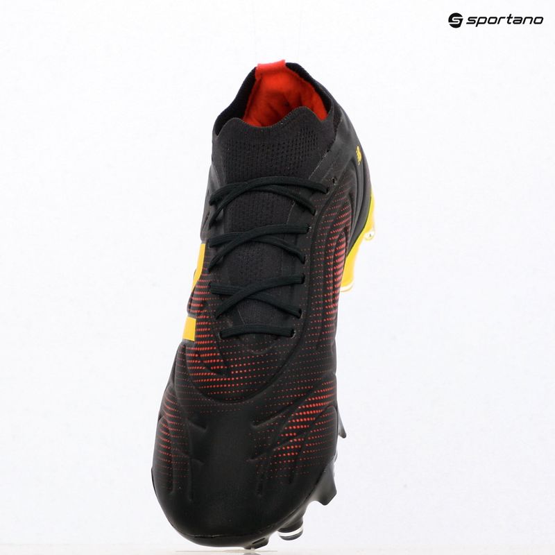 Ghete de fotbal New Balance Tekela Team Low V5 FG black 100/punch yellow/fire cracker 9