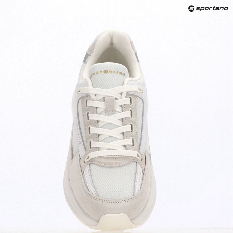 Pantofi damă Tommy Hilfiger Sporty Chic Runner albi 9