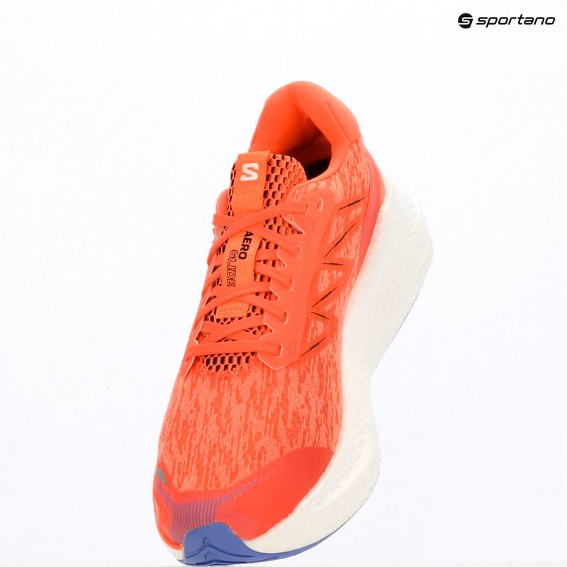 Încălțăminte de alergare pentru bărbați Salomon Aero Glide 4 neon flame/white/persia 12
