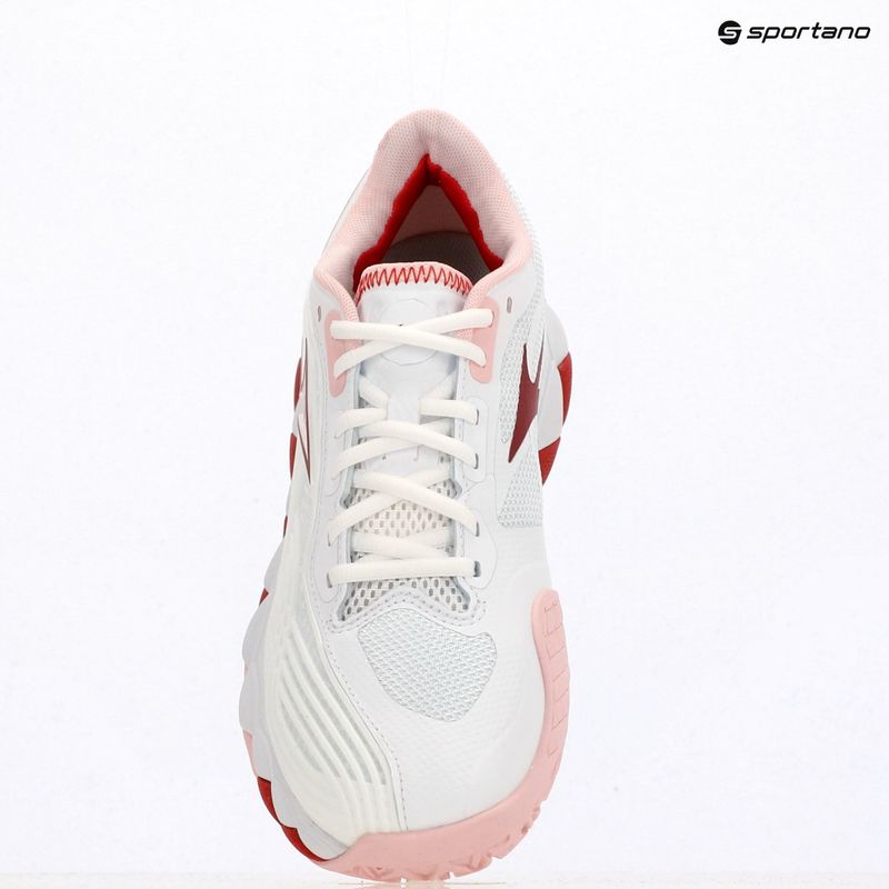 Încălțăminte de tenis pentru femei Mizuno Wave Enforce Tour 2 CC white/pinkesque/barbados/cherry 9