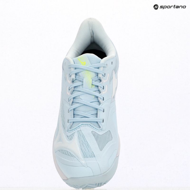 Încălțăminte de tenis pentru femei Mizuno Wave Exceed Court CC W ice water/lightning yellow/anc 9