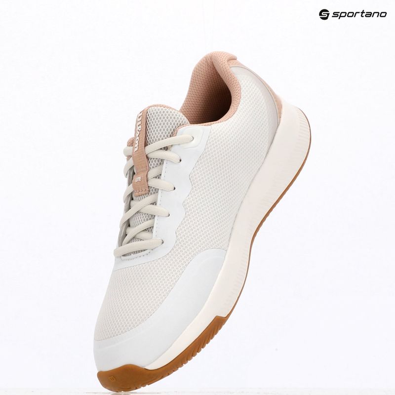 Încălțăminte de tenis pentru femei Wilson Intrigue Lite white/cameo rose/gum 19