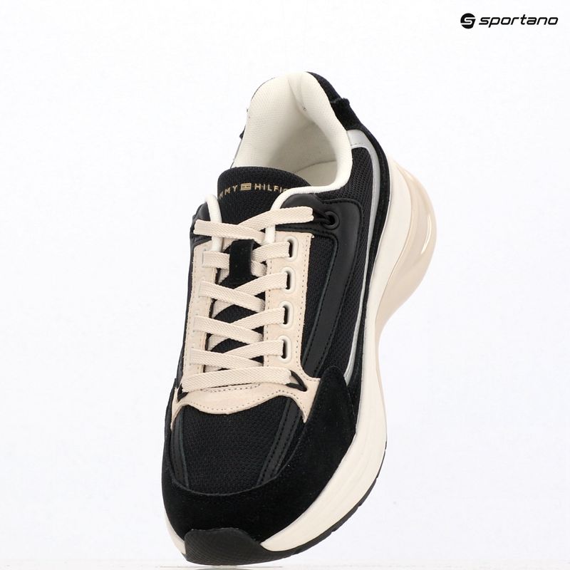 Pantofi damă Tommy Hilfiger Sporty Chic Runner negri 9