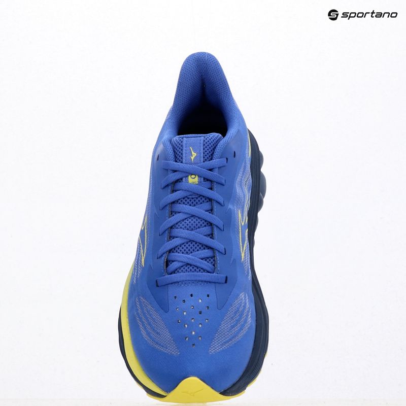 Încălțăminte de alergare pentru bărbați Mizuno Wave Skyrise 7 dazzling blue/fortune yellow/estate blue 9