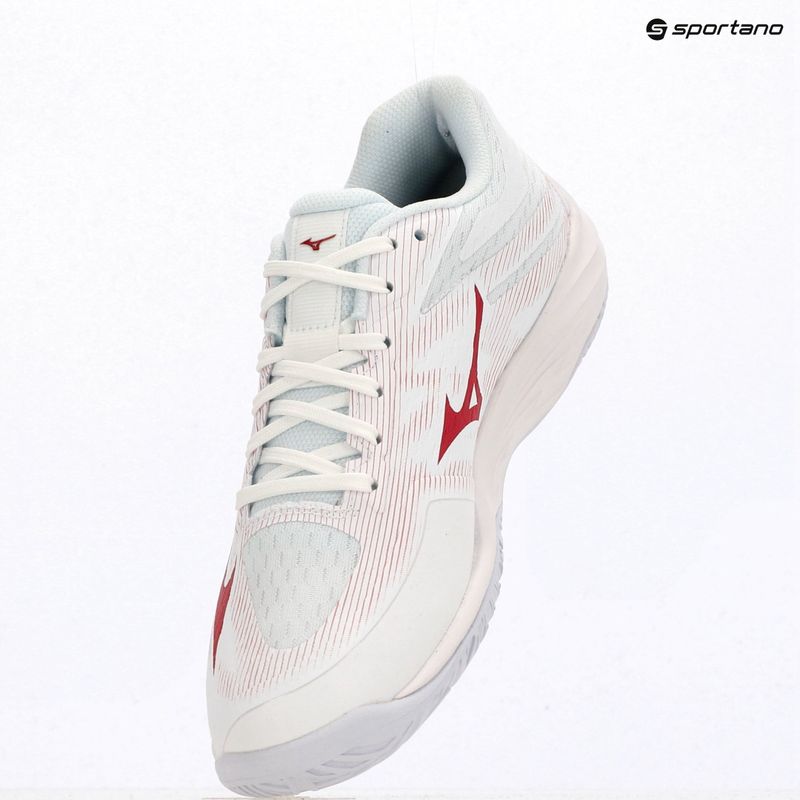 Încălțăminte de volei pentru femei Mizuno Lightning Select white/rose elegance/lava falls 9