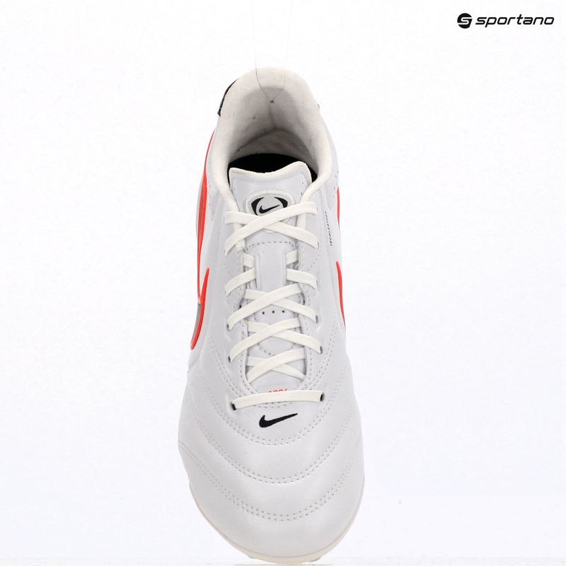 Încălțăminte de fotbal pentru bărbați Nike Tiempo Ligera Pro FG white/bright crimson/black 11