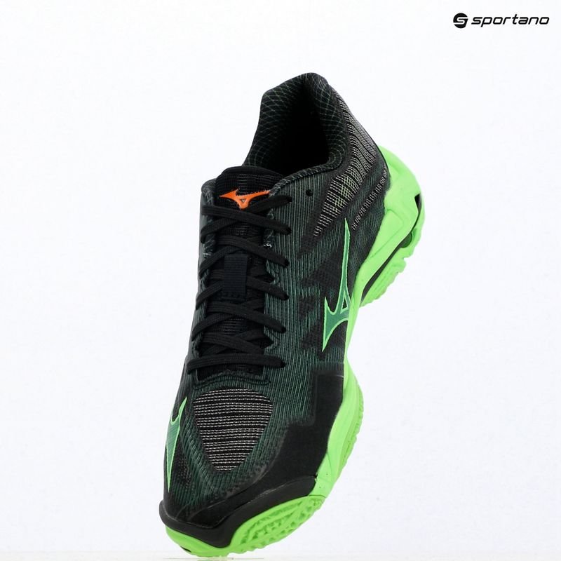 Încălțăminte de volei Mizuno Wave Lightning Elite black/glowing apple/mandarin orange 9