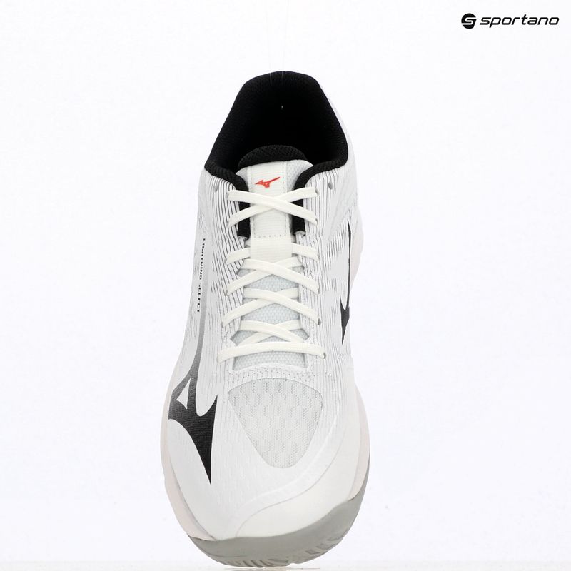 Încălțăminte de volei Mizuno Lightning Select white/black/fiery red 12