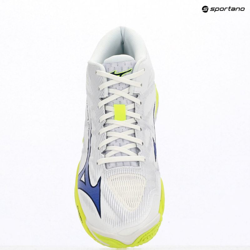 Încălțăminte de volei Mizuno Wave Lightning Elite Mid white/lighting yellow/dazzling blue 9
