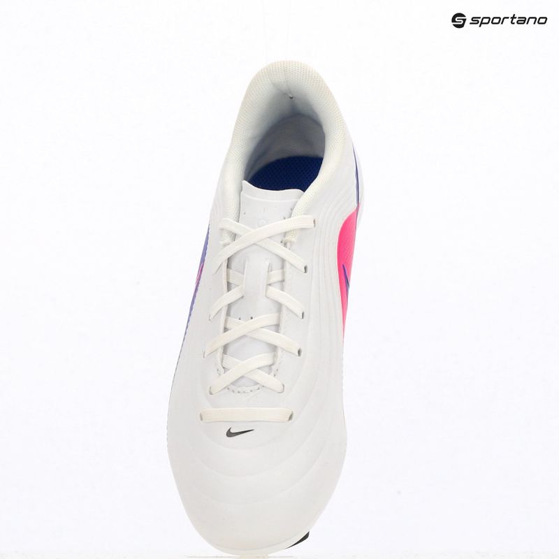 Încălțăminte de fotbal pentru copii Nike Tiempo Maestro Club Jr FG/MG white/racer blue/pink blast/black 19