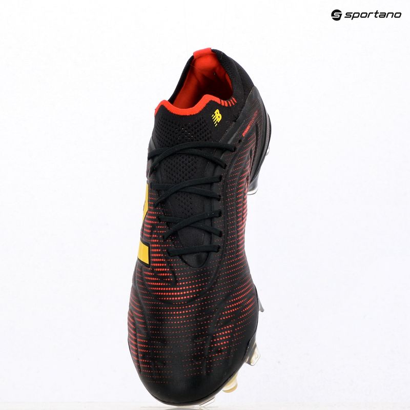 Ghete de fotbal New Balance Tekela Elite Low V5 FG black 100/punch yellow/fire cracker 9