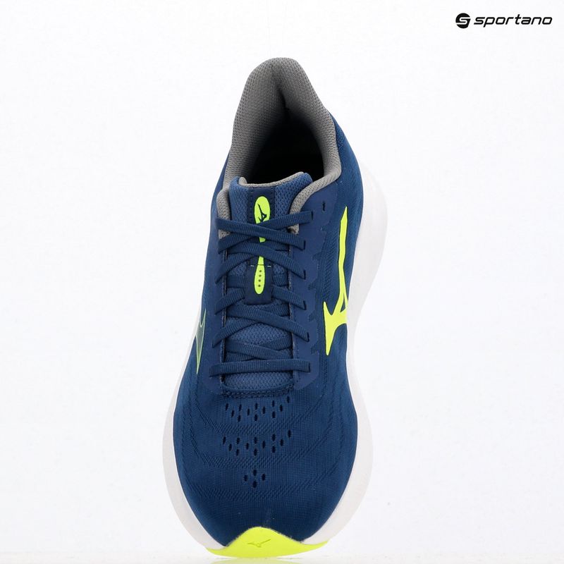 Încălțăminte de alergare pentru bărbați Mizuno Revolt 4 estate blue/lightning yellow 14