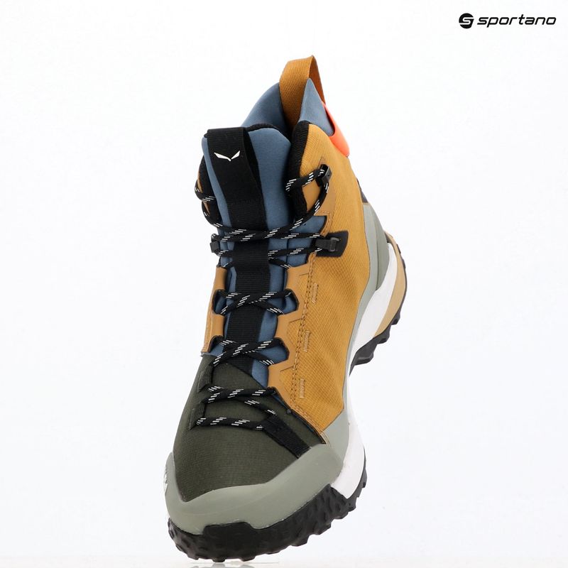 Încălțăminte de trekking pentru bărbați Salewa Puez 2 Mid Ptx golden brown/shadow 16