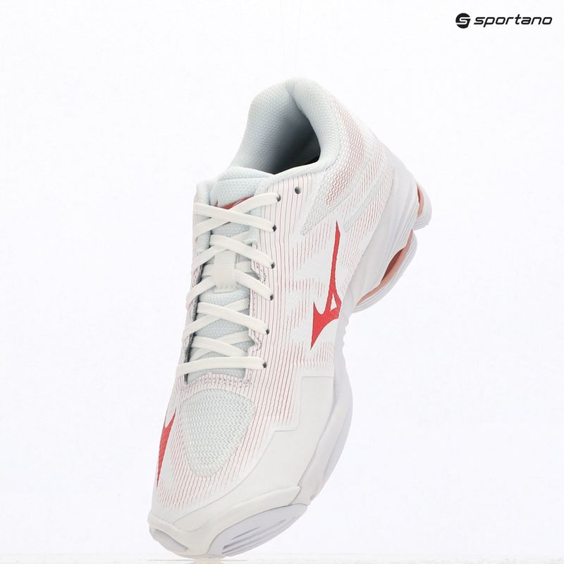 Încălțăminte de volei pentru femei Mizuno Wave Lightning Pro white/rose elegance/lava falls 12