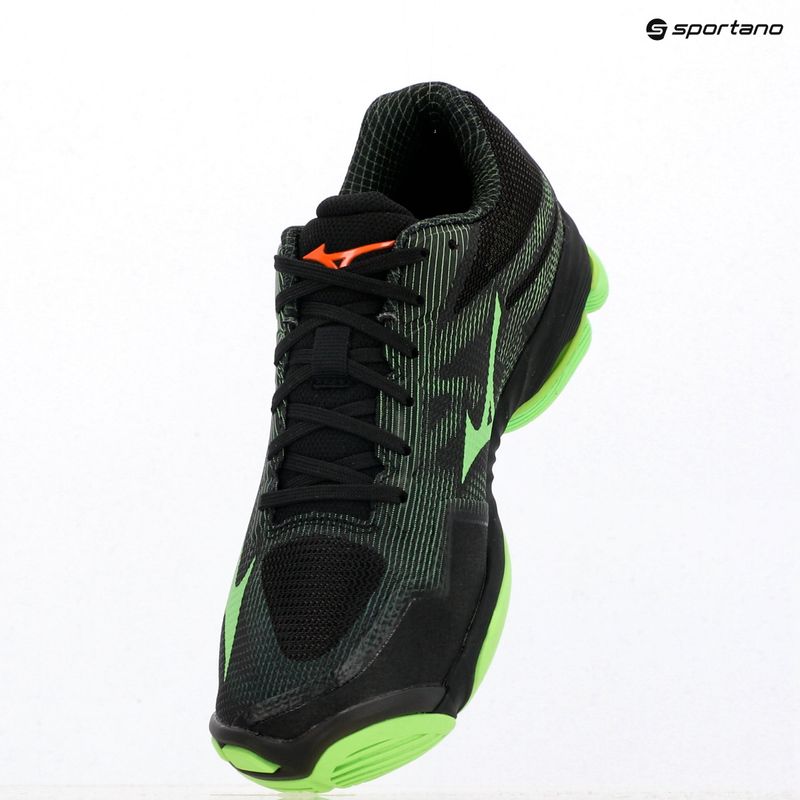 Încălțăminte de volei Mizuno Wave Lightning Pro black/gloving apple/mandarin orange 9