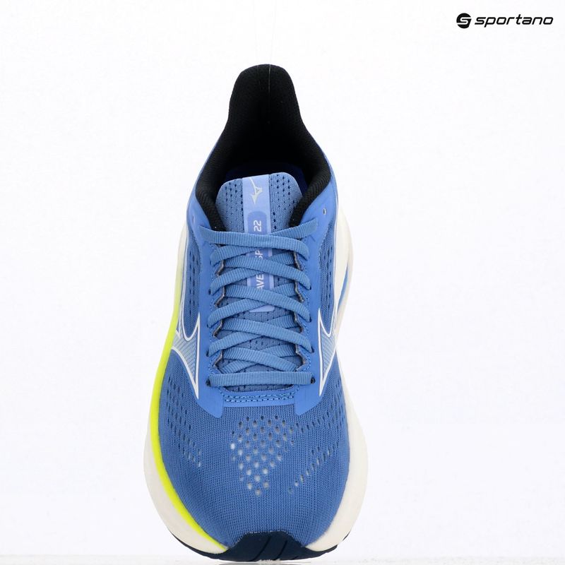 Încălțăminte de alergare pentru femei Mizuno Wave Inspire 22 ultramarine/white/lightning yellow 12