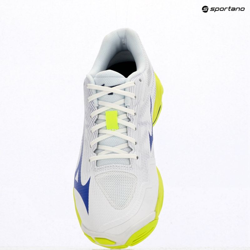 Încălțăminte de volei Mizuno Wave Lightning Pro white/lighting yellow/dazzling blue 12